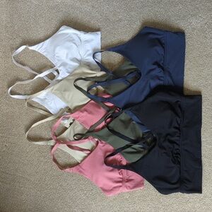 Bundle of 6 Large Aerie Offline Strappy Sports Bras